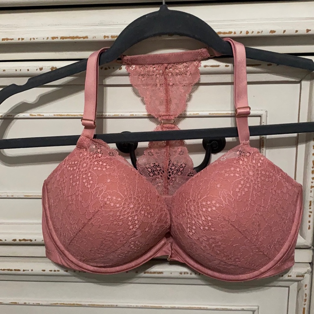 Pink Lacy Bra